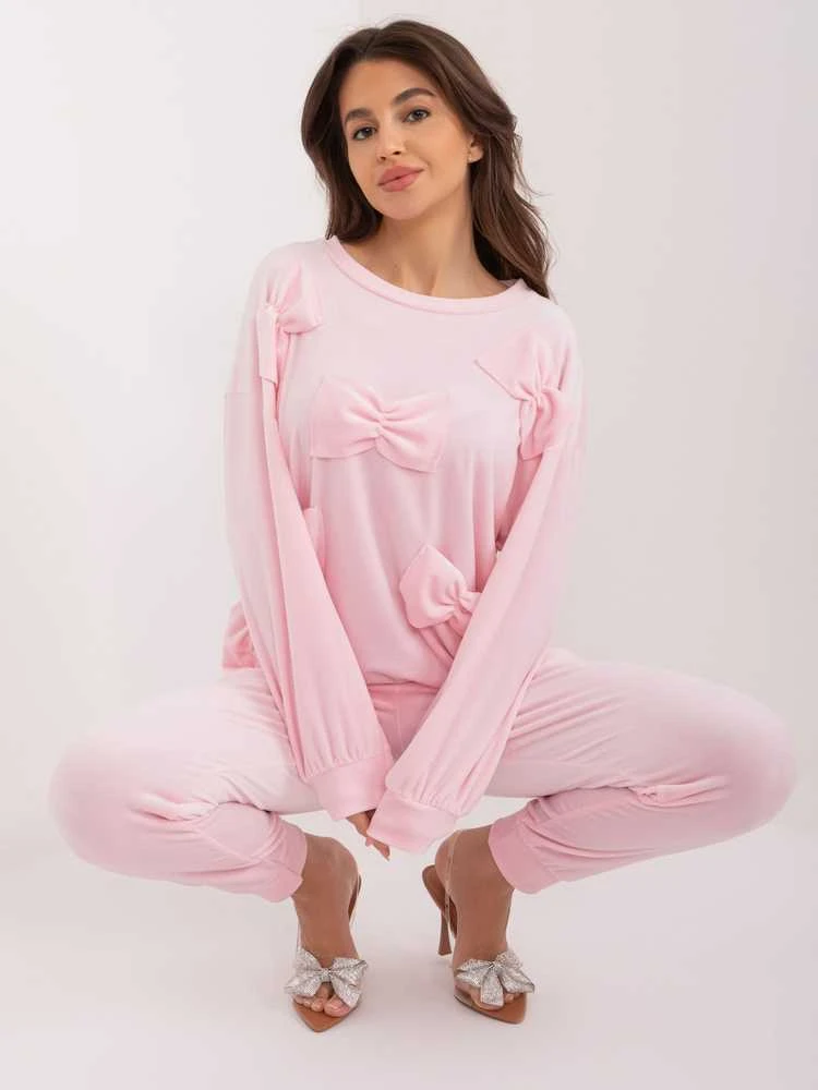 Veliūrinis kostiumas moterims ITALY MODA DHJ-KMPL-8850.68