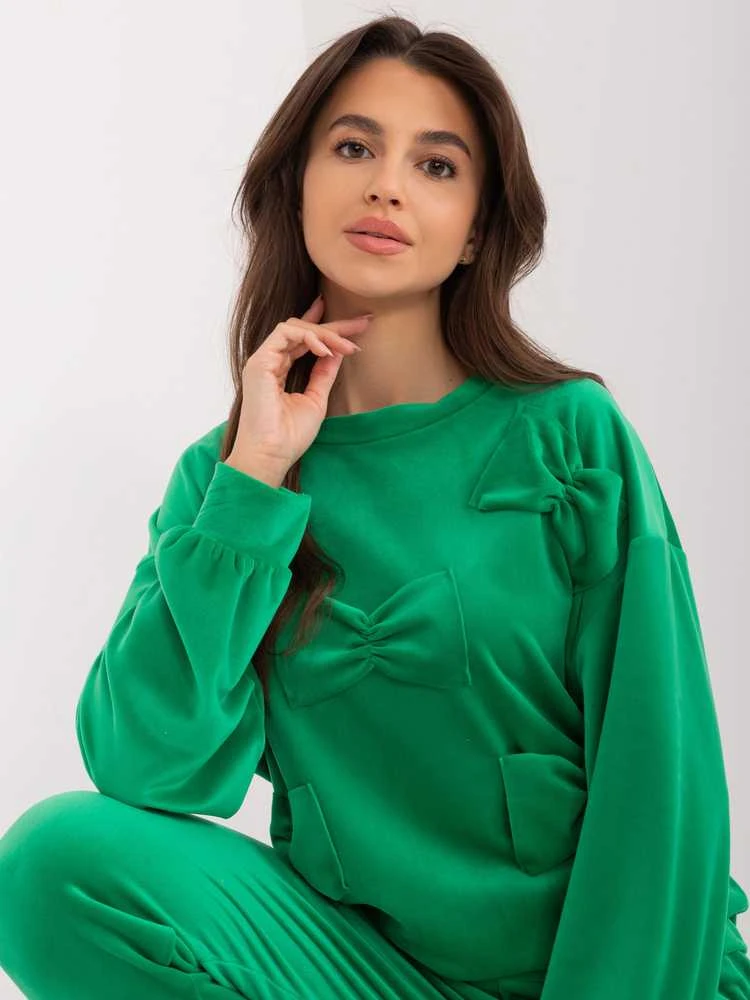 Veliūrinis kostiumas moterims ITALY MODA DHJ-KMPL-8850.68