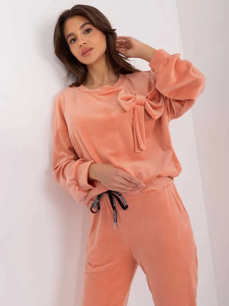 Veliūrinis kostiumas moterims ITALY MODA DHJ-KMPL-8870.59