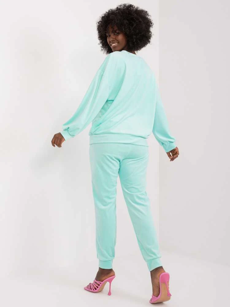 Veliūrinis kostiumas moterims ITALY MODA DHJ-KMPL-8655.05