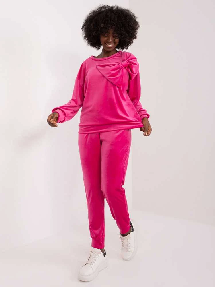 Veliūrinis kostiumas moterims ITALY MODA DHJ-KMPL-8831.14X