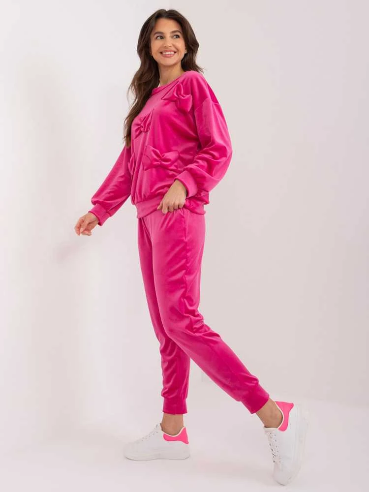 Veliūrinis kostiumas moterims ITALY MODA DHJ-KMPL-8850.68