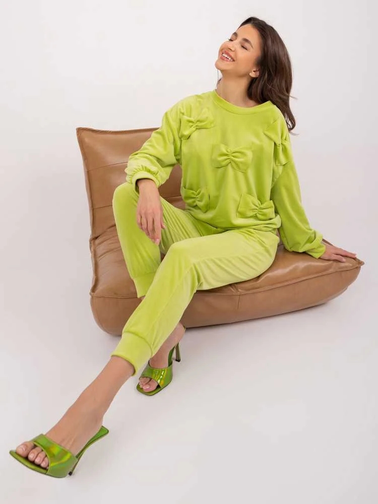 Veliūrinis kostiumas moterims ITALY MODA DHJ-KMPL-8850.68