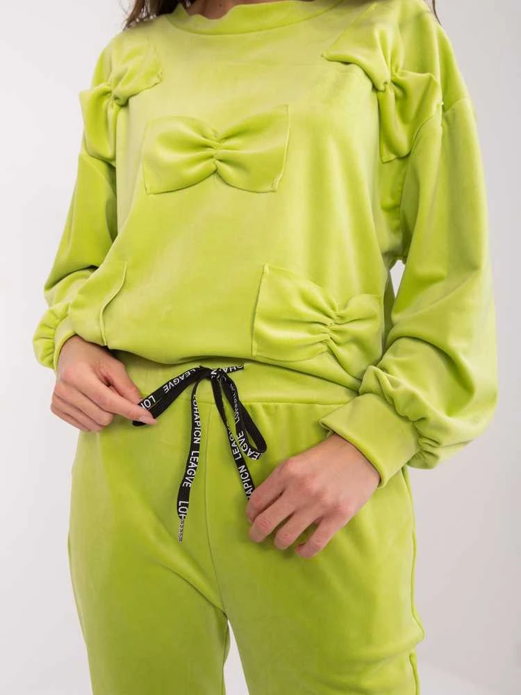 Veliūrinis kostiumas moterims ITALY MODA DHJ-KMPL-8850.68