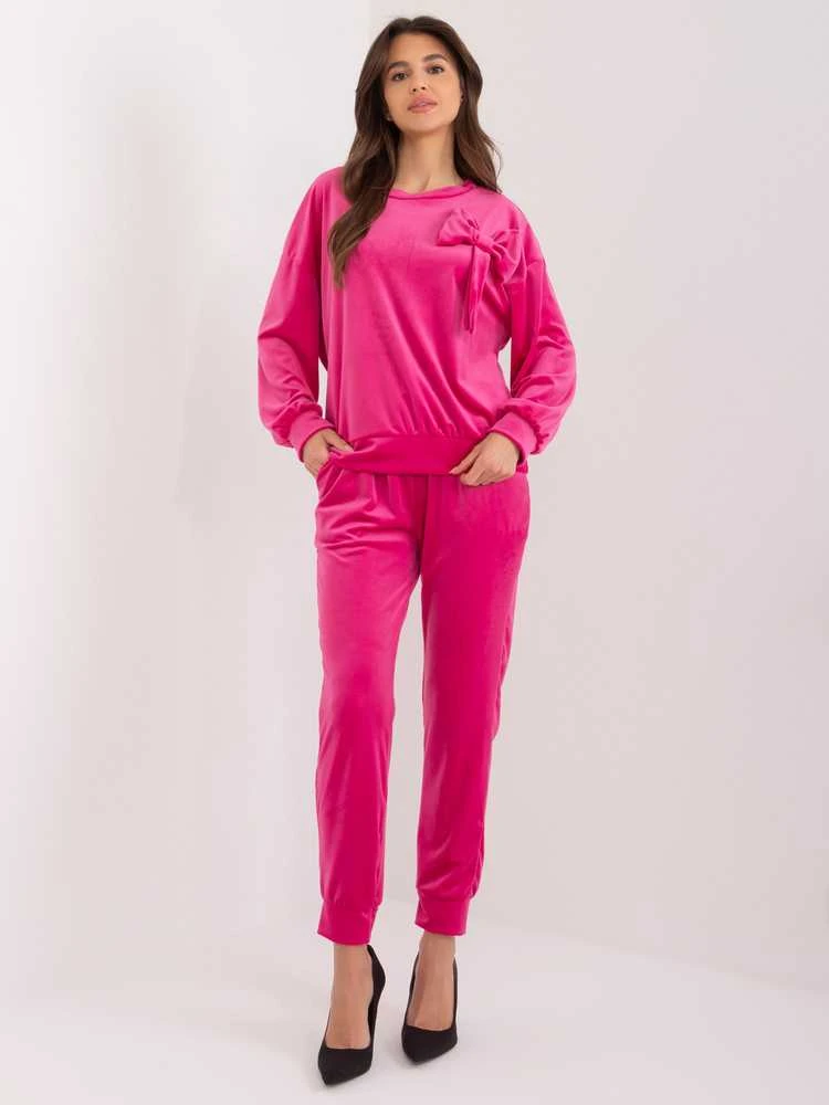 Veliūrinis kostiumas moterims ITALY MODA DHJ-KMPL-8870.59