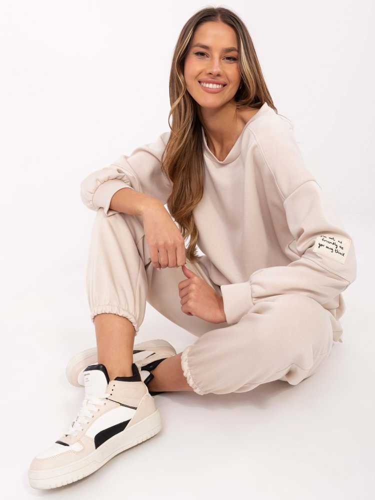 Italy Moda Set-MI-KMPL-M5879.86-smėlio spalvos