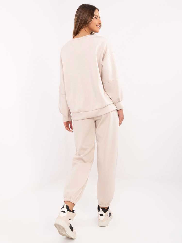Italy Moda Set-MI-KMPL-M5879.86-smėlio spalvos
