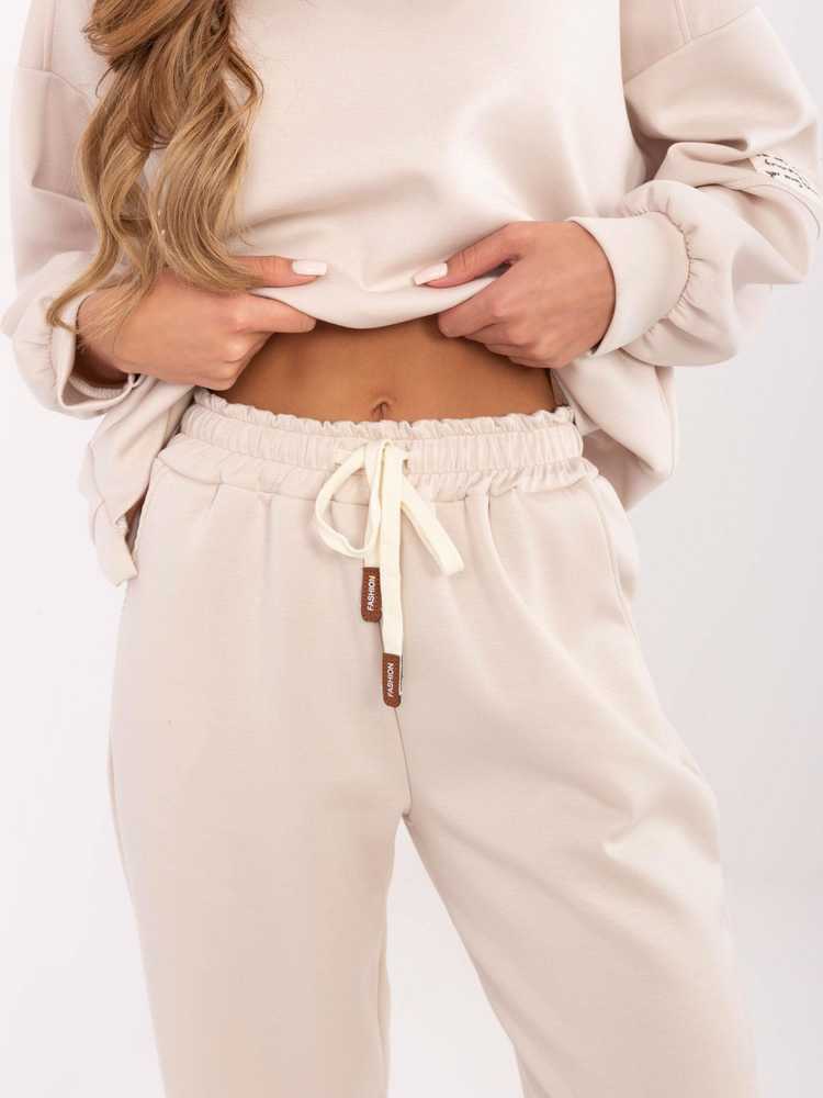 Italy Moda Set-MI-KMPL-M5879.86-smėlio spalvos
