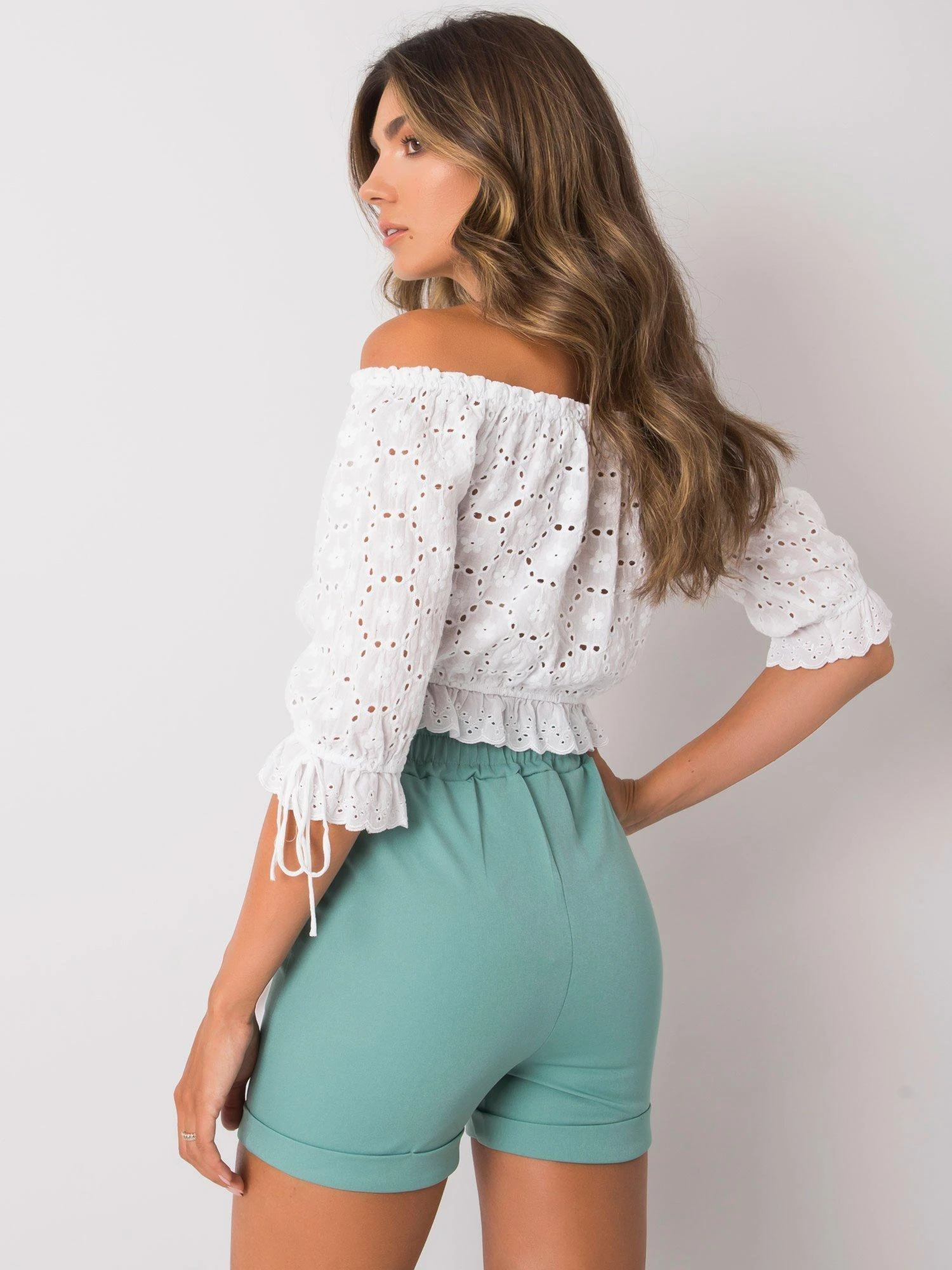 Italy Moda Šortai-DHJ-SN-13260.38P-turkis