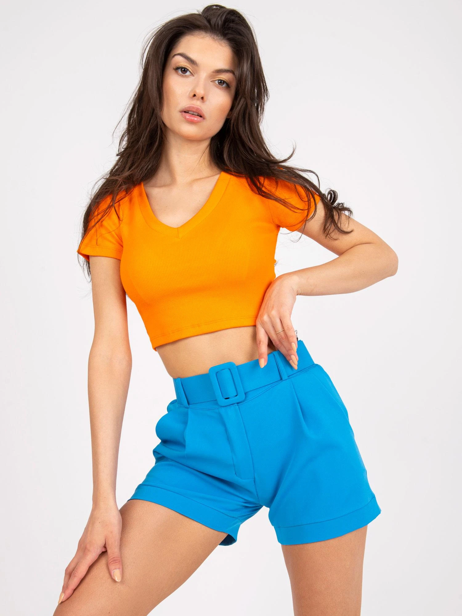 Italy Moda Šortai-DHJ-SN-15776.01P-mėlyni