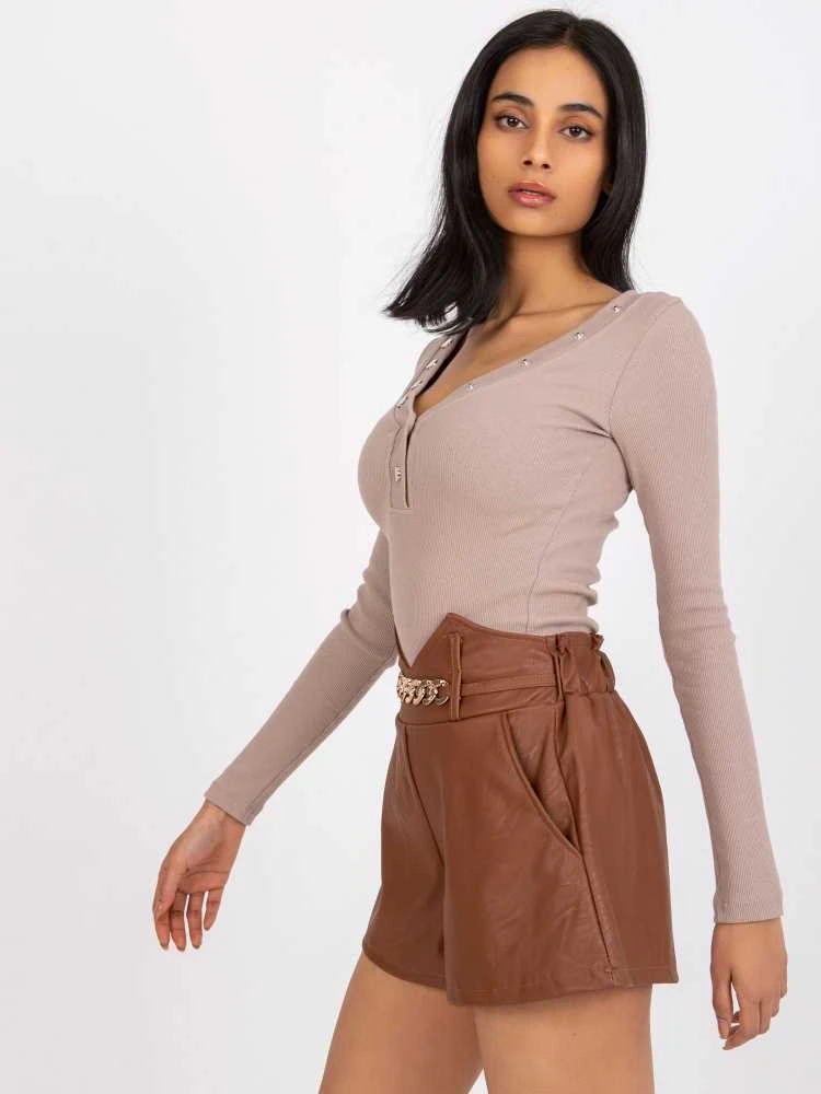 Italy Moda Šortai-DHJ-SN-5060.66P-rudi