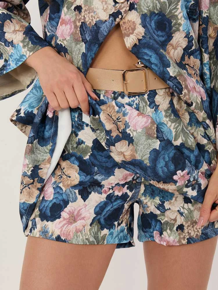 Italy Moda Šortai-IT-SN-FL8757-1.30-ciemny mėlyna
