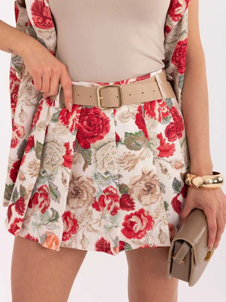 Italy Moda Šortai-IT-SN-FL8757-2.18-raudona