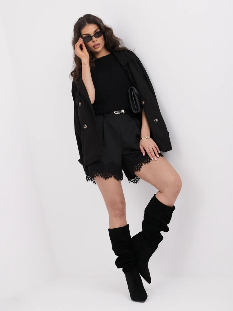 Italy Moda Šortai-MI-SN-93435.59-juoda