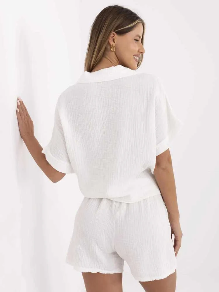 Italy Moda Šortai-MO-SN-9717.95-balta