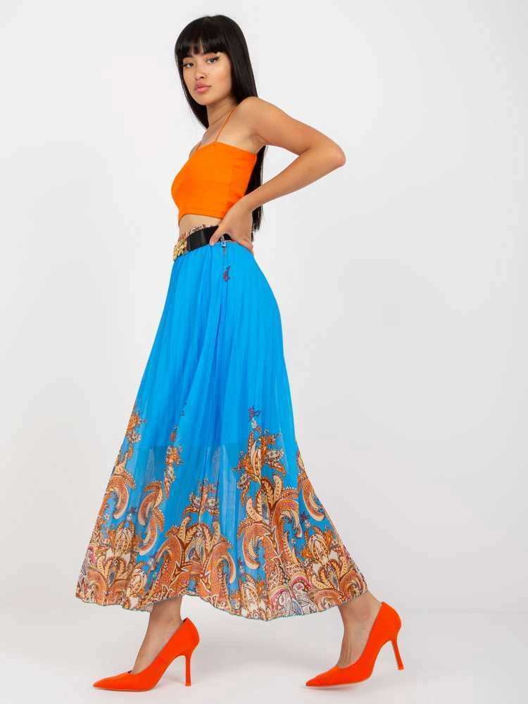Italy Moda Spódnica-DHJ-SD-10620B.43-mėlyna