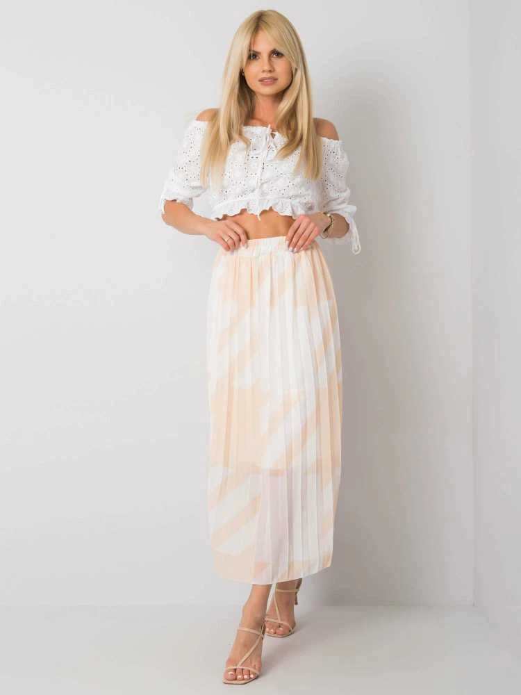 Italy Moda Spódnica-DHJ-SD-13325.73P-šviesiai smėlio spalvos