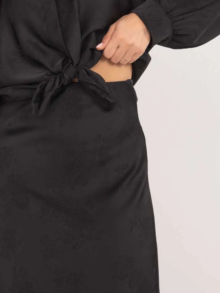 Italy Moda Spódnica-DHJ-SD-19293.67-juoda
