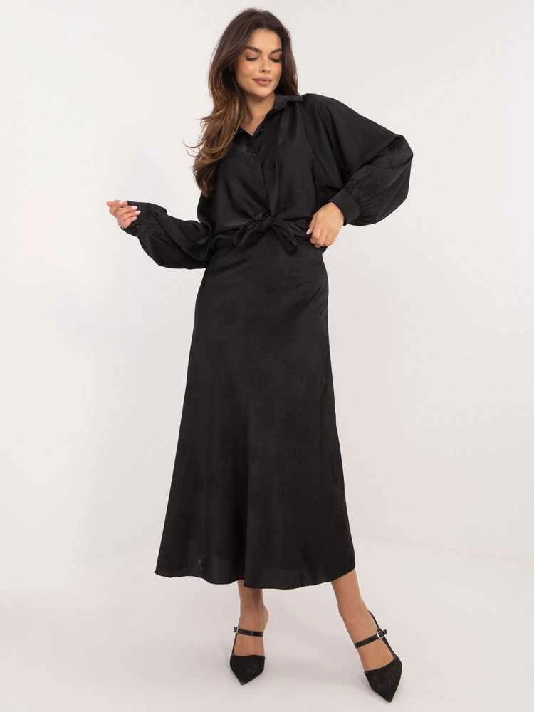 Italy Moda Spódnica-DHJ-SD-19293.67-juoda