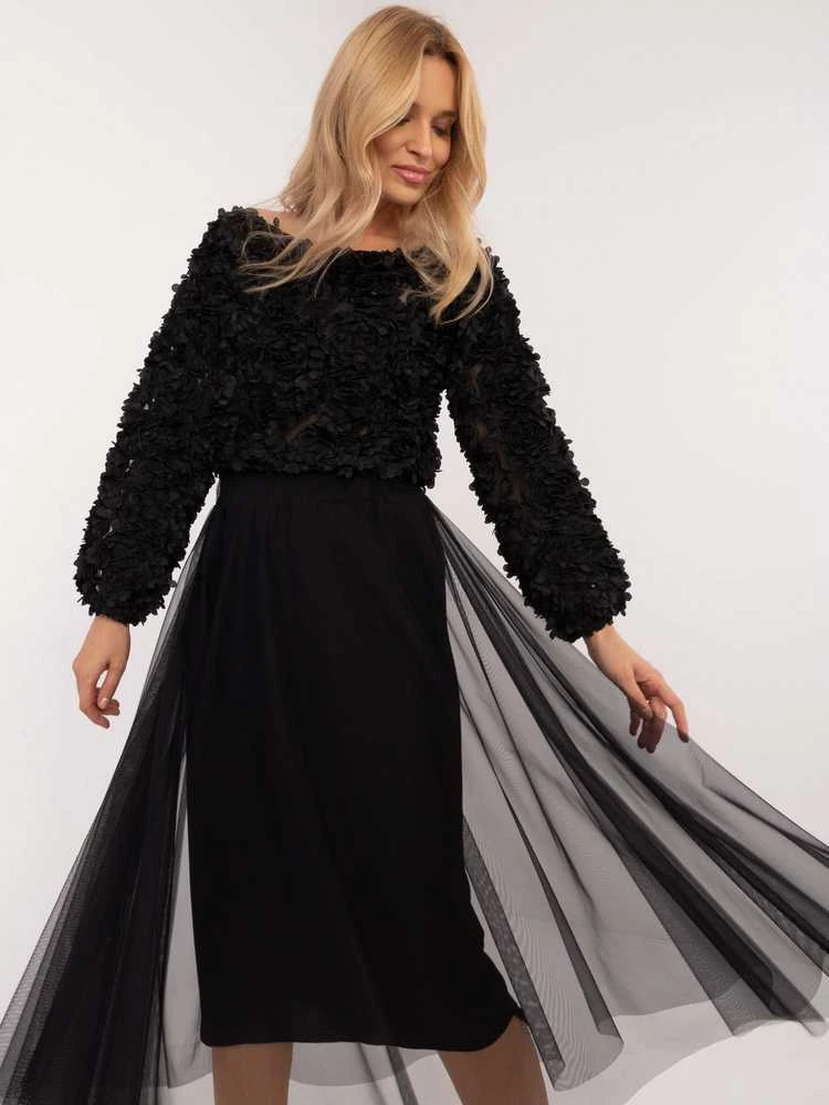 Italy Moda Spódnica-DHJ-SD-19568.13X-juoda
