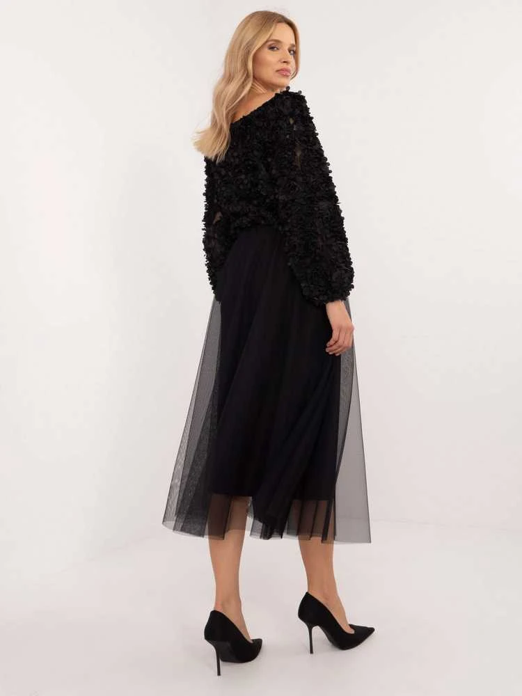 Italy Moda Spódnica-DHJ-SD-19568.13X-juoda