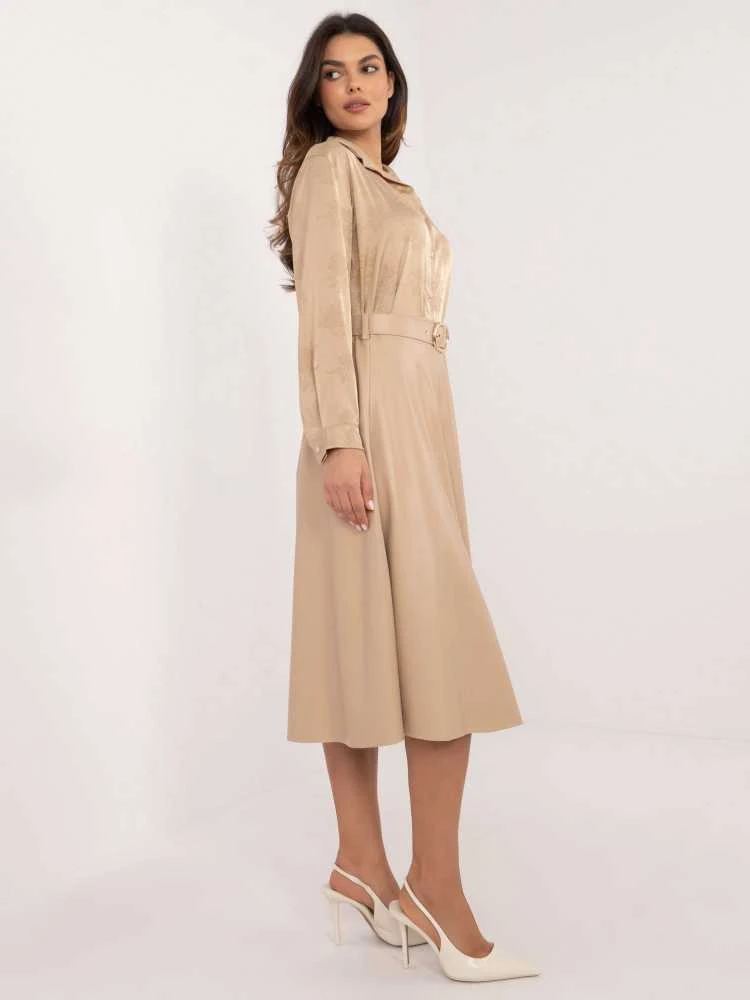 Italy Moda Spódnica-DHJ-SD-A1997.76-smėlio spalvos
