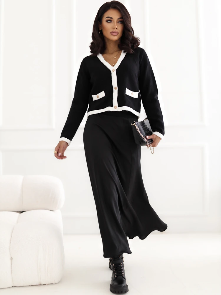 Italy Moda Spódnica-IR-SD-M113393.63-juoda