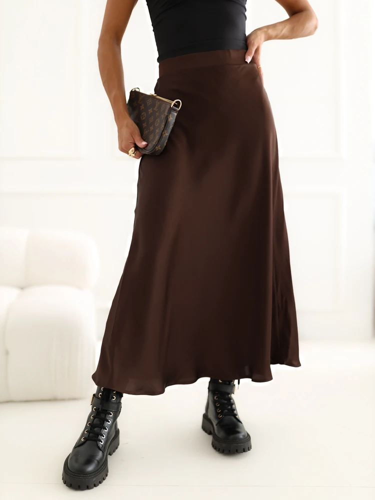 Italy Moda Spódnica-IR-SD-M113393.63-ruda
