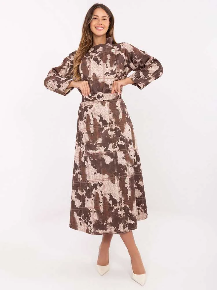 Italy Moda Spódnica-IT-SD-18951-3.89-khaki