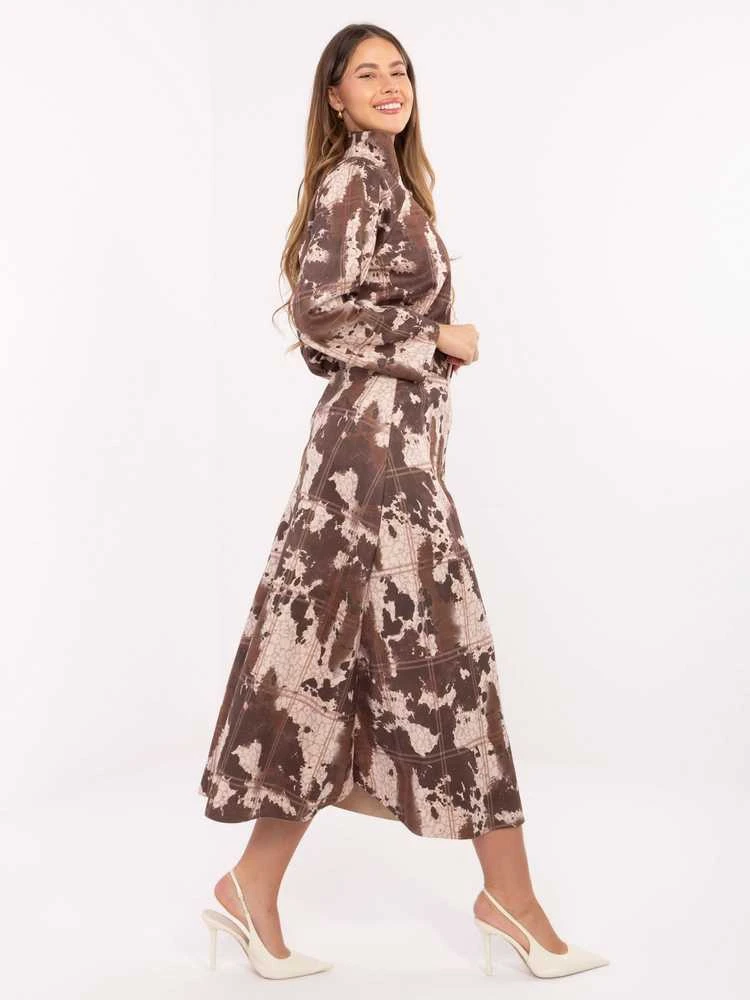 Italy Moda Spódnica-IT-SD-18951-3.89-khaki