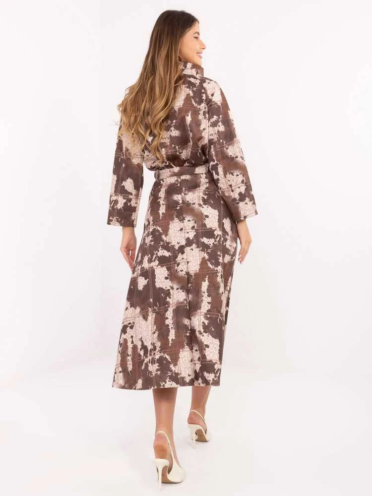 Italy Moda Spódnica-IT-SD-18951-3.89-khaki