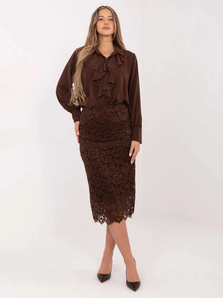 Italy Moda Spódnica-IT-SD-21852.15-ruda