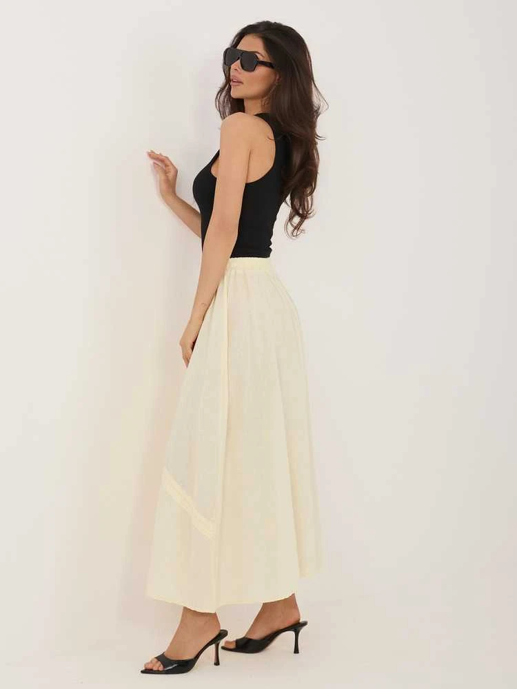 Italy Moda Spódnica-IT-SD-3061.68-jasny geltona