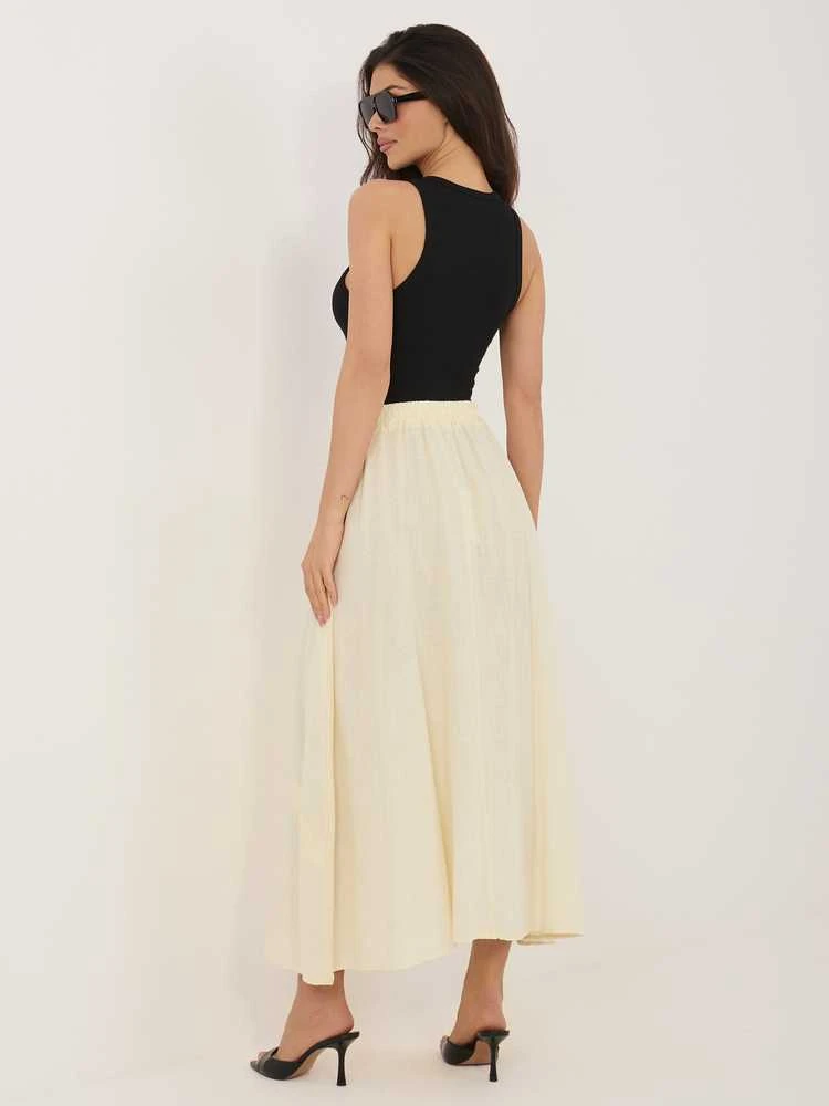 Italy Moda Spódnica-IT-SD-3061.68-jasny geltona