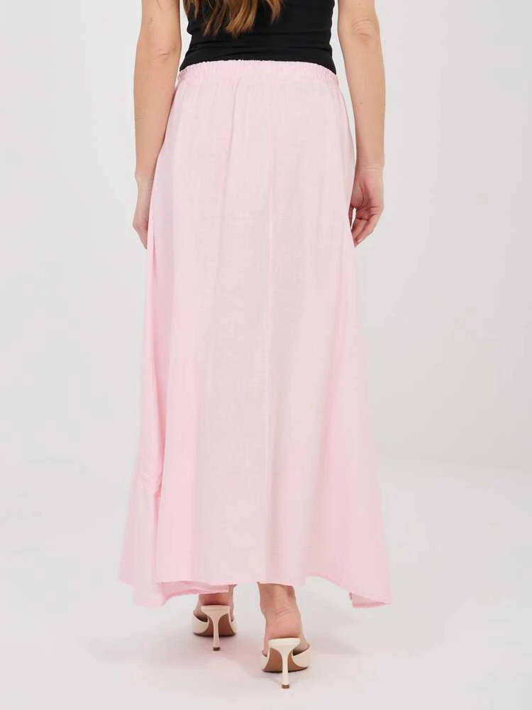Italy Moda Spódnica-IT-SD-3061.68-jasny rožinė