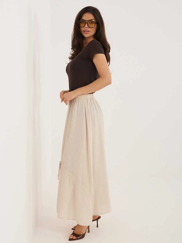 Italy Moda Spódnica-IT-SD-3061.68-smėlio spalva