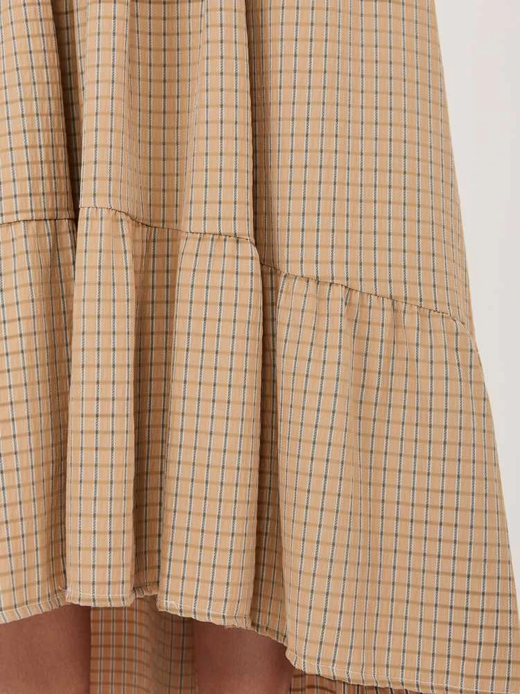 Italy Moda Spódnica-IT-SD-FL10325.01-camelowy