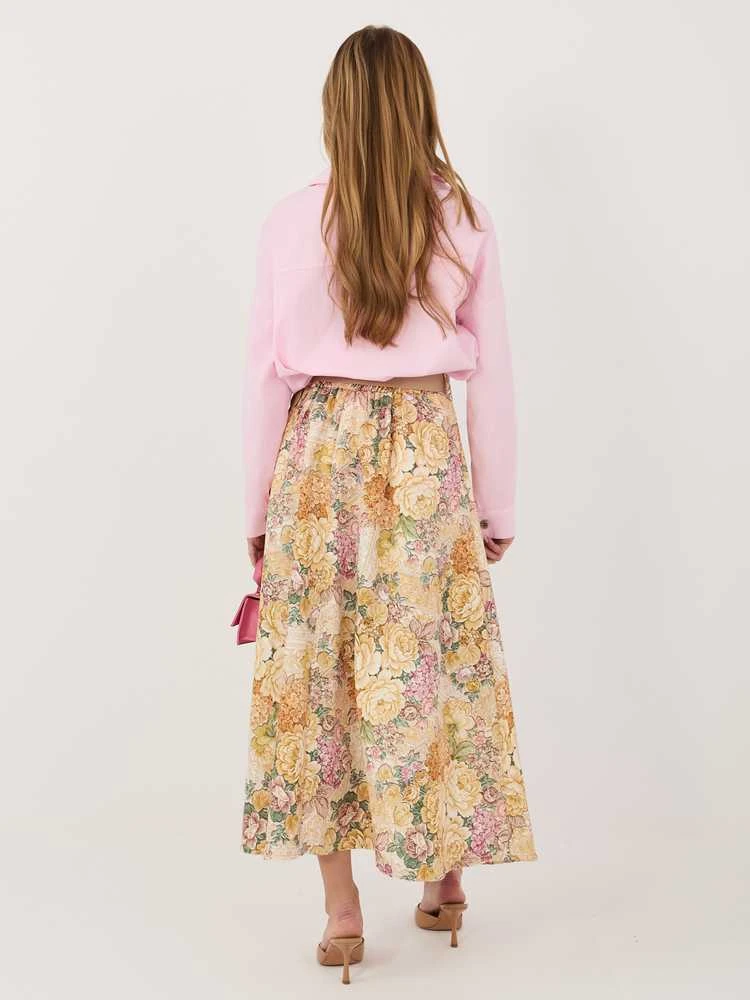 Italy Moda Spódnica-IT-SD-FL9850-2.17-geltona