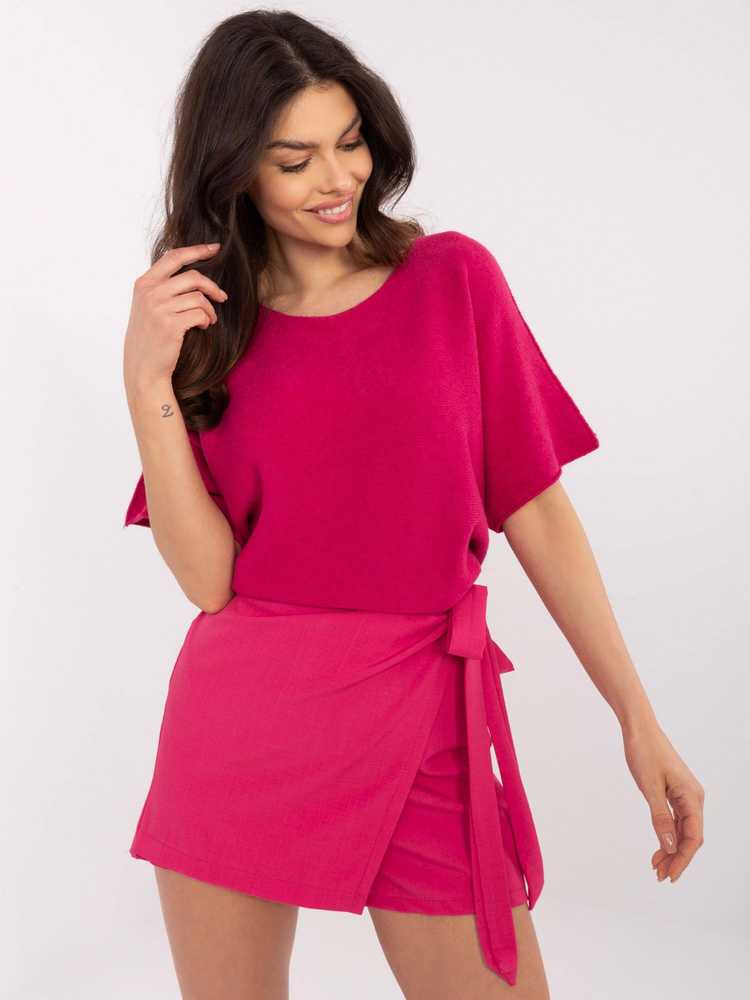 Italy Moda Spódnica-MI-SD-121388.39-fuksija