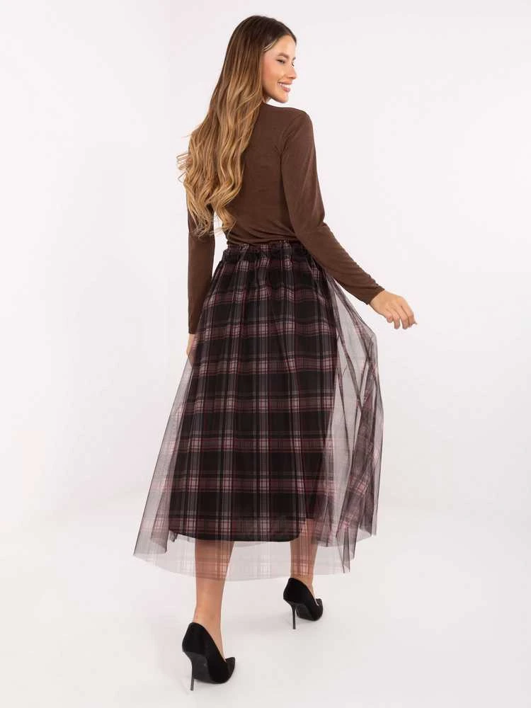 Italy Moda Spódnica-MI-SD-271329-3.06-juoda