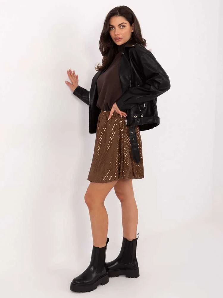 Italy Moda Spódnica-MI-SD-271360.74-ruda