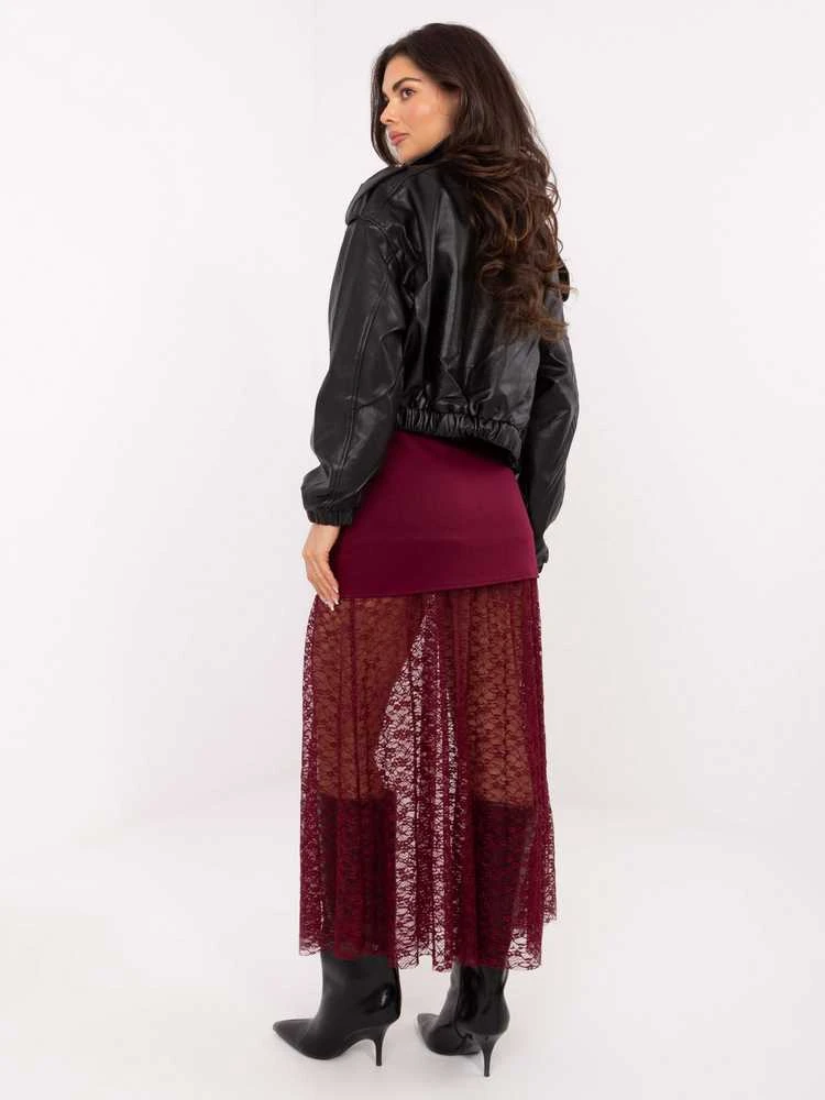 Italy Moda Spódnica-MI-SD-3292.09P-bordinė