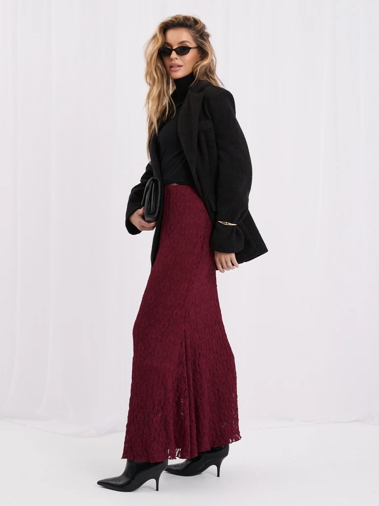Italy Moda Spódnica-MI-SD-3573.01-bordinė
