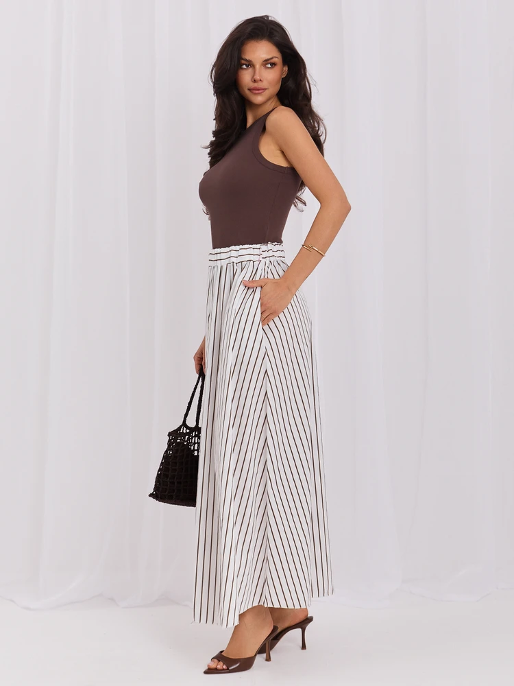 Italy Moda Spódnica-MI-SD-4349.74-balta