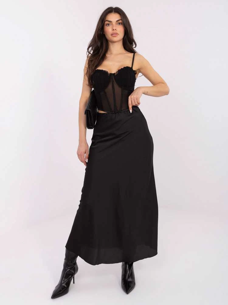 Italy Moda Spódnica-MI-SD-A2797.33-juoda
