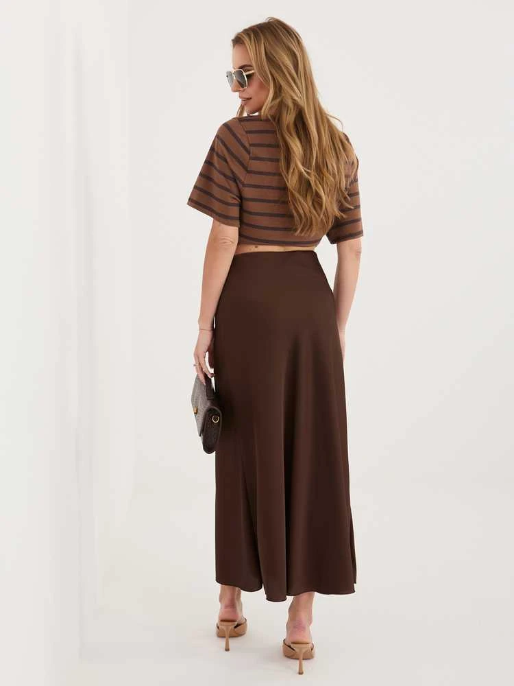 Italy Moda Spódnica-MI-SD-A2797.33-ruda