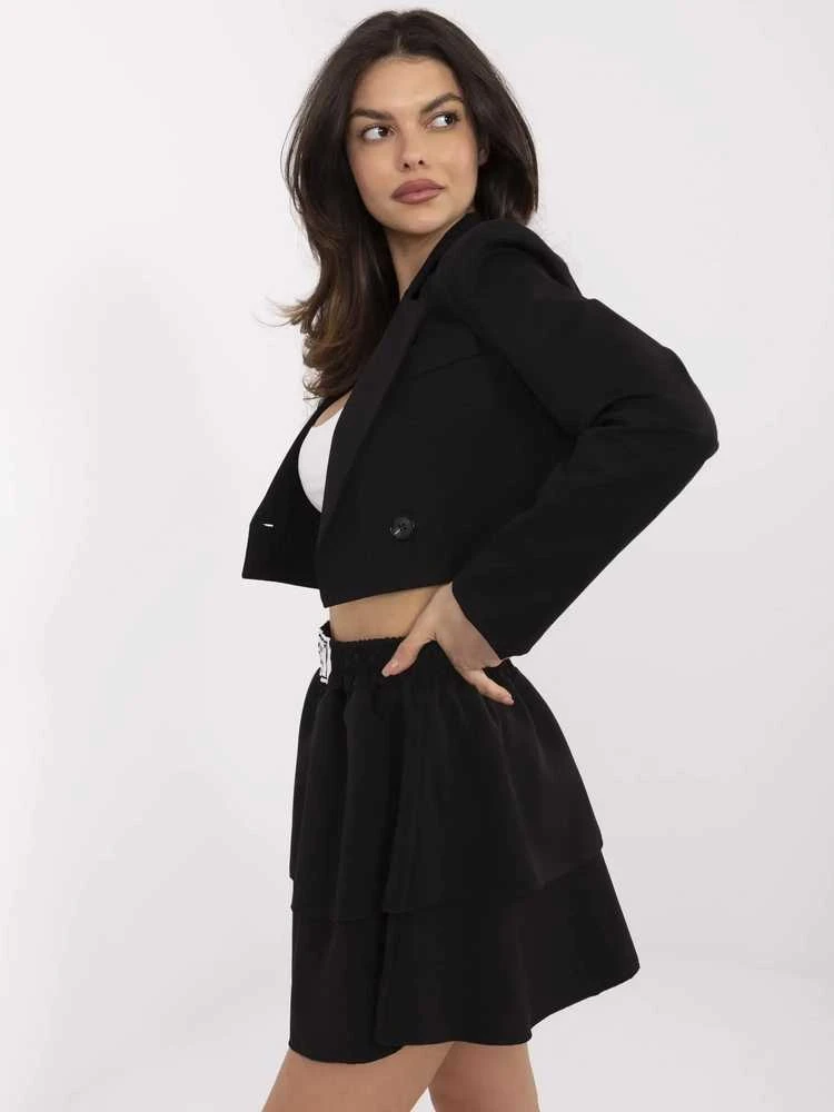 Italy Moda Spódnica-MI-SD-G9123-1,25-juoda