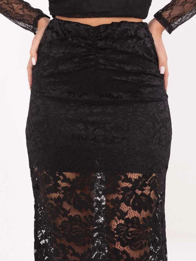 Italy Moda Spódnica-MI-SD-G9137.16P-juoda