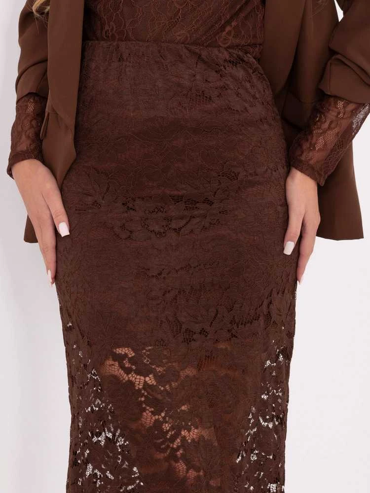 Italy Moda Spódnica-MI-SD-G9137.16P-ruda
