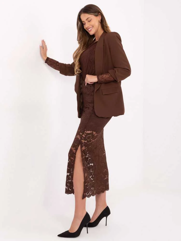 Italy Moda Spódnica-MI-SD-G9137.16P-ruda